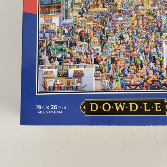 Puzzle 500pc 19x26 Dowdle Costco Wholesale Shopping Store Jigsaw Pre-owned - Picture 2 of 16